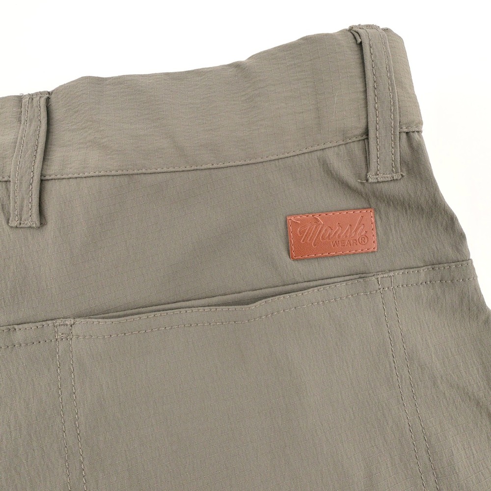 Marsh Wear Ripstop Performance Shorts Olive Green Mens Size 32
